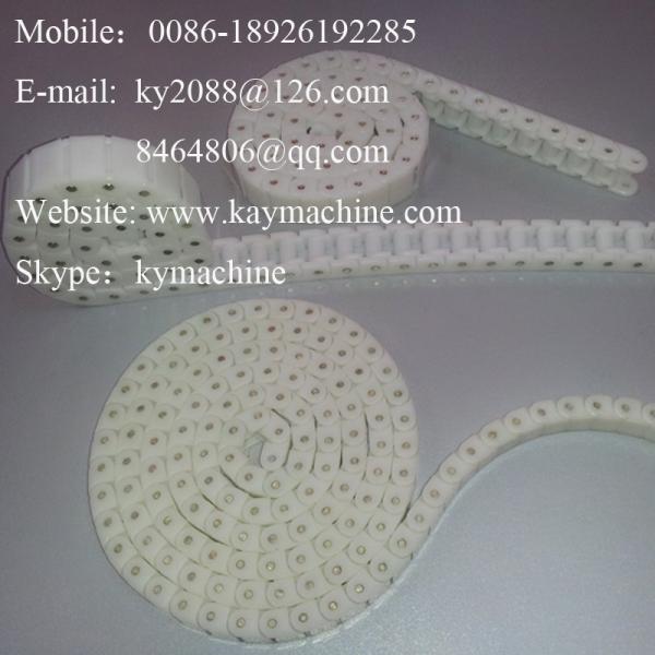 Plastic Chain Link 40P Plastic small pitch slat top chain mini pitch SS plastic