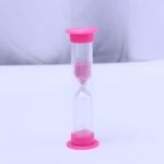 1 3 5 Minutes Plastic Hourglass Timers Color Customized For Brushing
