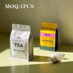 Self Sealing Matte Black Brown Zipper Standup Tea Dry Food Fruit Nut Coffee