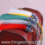 Colorful classical wholesale chinese tassels trimming fringe for bookmark