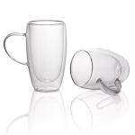 8oz Espresso Double Borosilicate Glass Thermal Glass Cups Mug For Restaurant