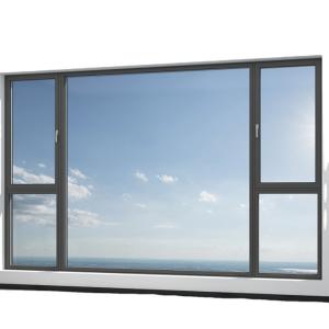 Wholesale Aluminium Seamless Welded Glass Windows With 80mm Width Thermal Break Casement Windows from china suppliers