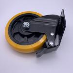 Polyurethane 3 Inch Swivel Caster Wheels Industrial Medium Duty