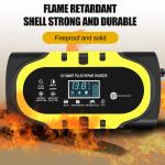 EU AU US UK JP Smart Pulse Repair AGM Gel Lead Acid Battery Charger 12V 15A 10A
