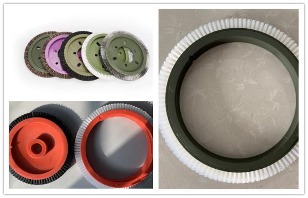 Anti Corrosion Properties Stenter Brushes Nylon PP Bristle Polishing Machine