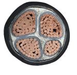 3+1 Core Steel Wire Armor N2XBY Cable PVC Inner Sheath For Underground