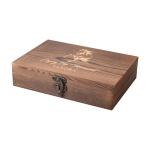 Customizable Spanish Cedar Matte Finish Wood Cigar Storage Box Set for