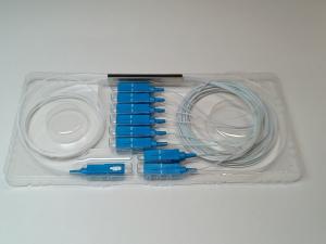 Wholesale Mini Fiber Optic PLC Splitter SC UPC Connector SM G657A1 1x8 PLC Splitter from china suppliers
