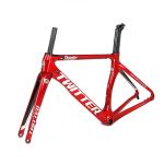 Height 52cm Carbon Road Bike Frame , TWITTER Thunder Frameset 700x25C Wheel Size