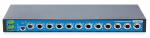 EN50155 8+4G-port Managed Ethernet Switches -40~75℃ M12 Port