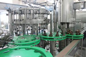 Wholesale 100% Factory Pull Ring Cover Carbonated water cold Filling Machine (Monobloc Type ) from china suppliers