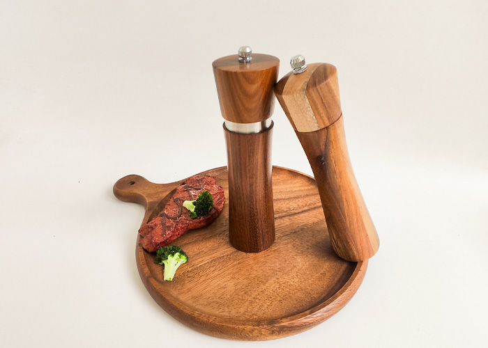 Herbs Or Spices Or Nuts Suitable Natural Wood Grinders With Durability