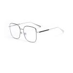Oversized Full Frame Glasses Alloy Square Optical Spectacle Plain Lens 139MM