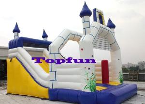 Wholesale PVC Tarpaulin Inflatable Jumping Castle With Slide For Entertainment Centers from china suppliers