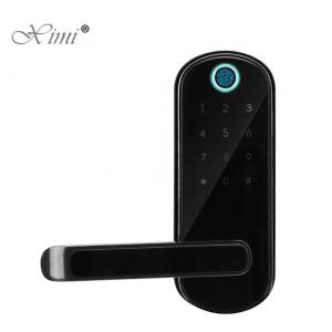 China Wifi APP Fingerprint House Door Lock / Waterproof Fingerprint Security Door Lock on sale