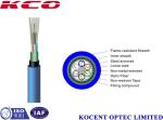 Outdoor Aerial Fiber Optic Cable Internet 2km 3km Each Roll Blue MGTSV Mining