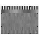 Photographic Paper Sineimage YE0194 Aliasing Test Chart 14MHz