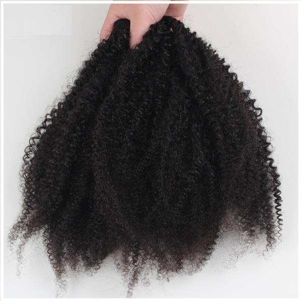 High Quality Virgin Hair Material Good Sewing Weave Afro Kinky Curly Peruvian