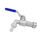 DN15-DN25 304 Stainless Steel Faucet Ball Valve with Normal Temperature and