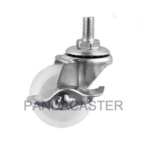 Wholesale White Light Duty Castors 44lbs Furniture Wheel Casters With Locks from china suppliers