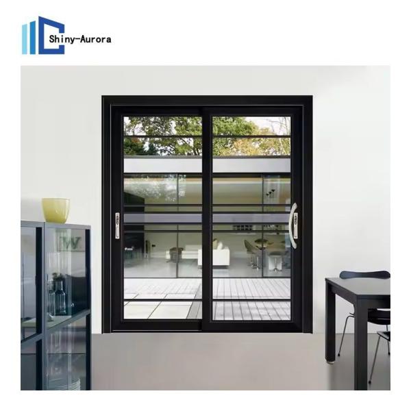 Titanium Magnesium Alloy Silent Sliding Door Waterproof Aluminium Framed Sliding