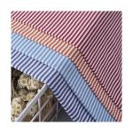 Custom Breathable Single Jersey Knit Fabric , 140g 100 Cotton Striped Fabric