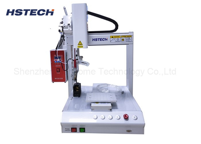 Handheld LCD Automated Soldering Equipment Hiwin Linear Guide Base Point New Condition