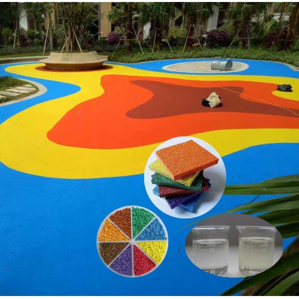 MDI Based Polyurethane White / yellow Glue Rubber Crumb Glue