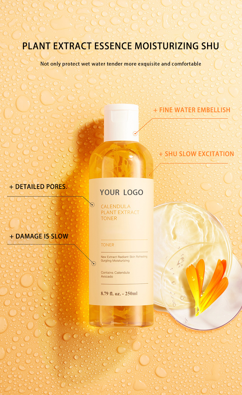 Vitamin C Anti Aging Wrinkle Face Water Nicotinamide Skin Care Cosmetics Removal After Face Calendula Toner