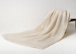 Sherpa Polyester Fleece Bed Blanket , Super Soft Knit Blanket Heavy Double
