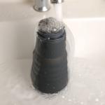 Leakproof Foldable Silicone Drinking Bottle BPA Free For Travel Camping