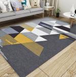 Modern Simple Stripping Blending Crystal Velvet Living Room Floor Carpets 80