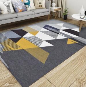 Wholesale Modern Simple Stripping Blending Crystal Velvet Living Room Floor Carpets 80*100cm from china suppliers