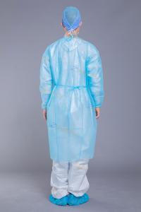 Wholesale Full Size 25g PP Nonwoven Disposable Isolation Gown from china suppliers