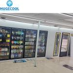 Medium Walk in Cooler Beer Cave and Freezer Combo with Glass Door PU Panel 4
