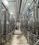 SUS 304 UHT Milk Processing Line 1000-100000LPH Capacity 12 Months Warranty
