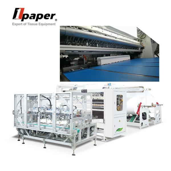 High Speed Automatic V Folder Napkins Making Machine for Paper Facial Tissue
