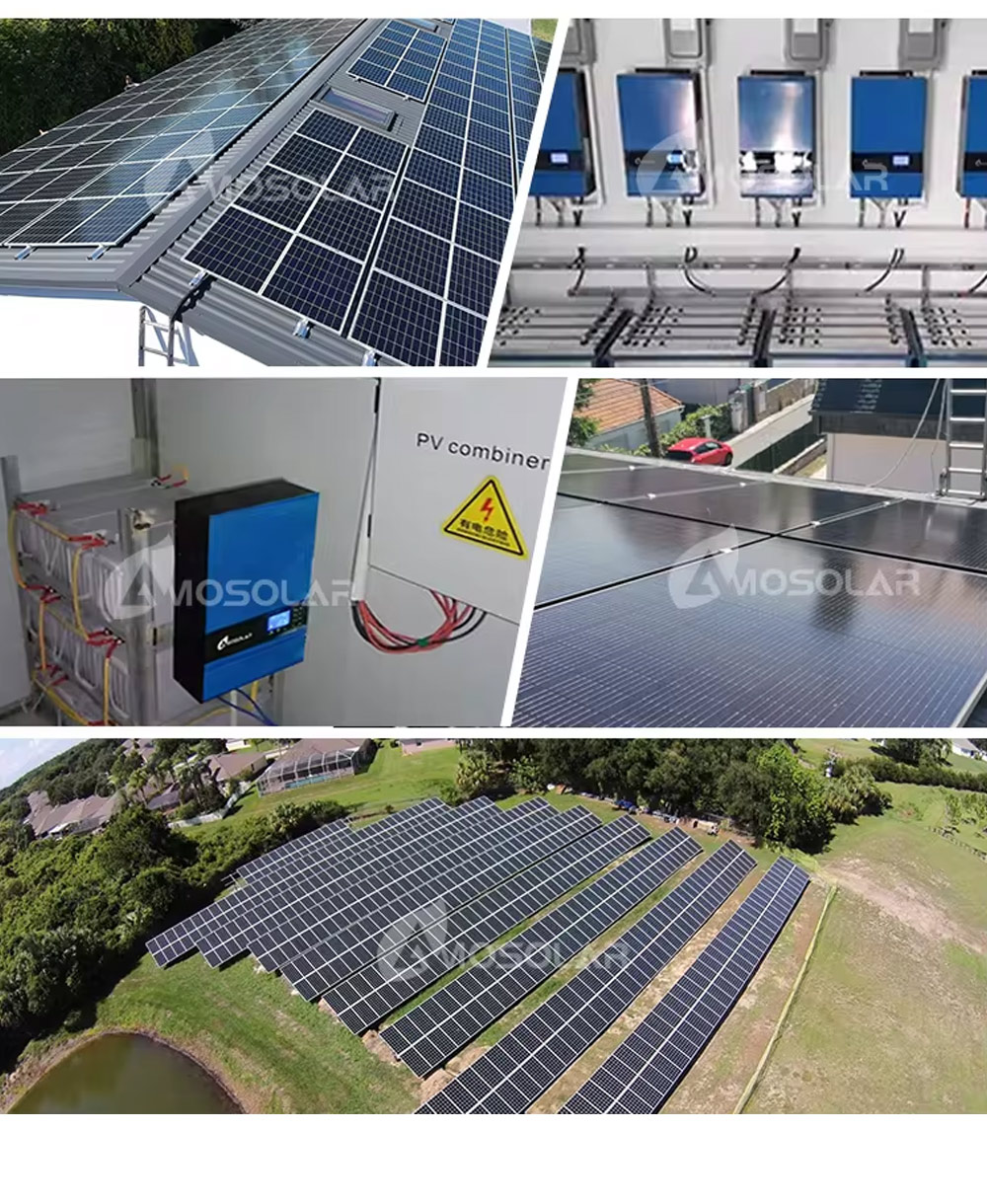 Monocrystalline 400-700W Solar Panel Off Grid System List for Home 2kw 3kw 5kw Full Set