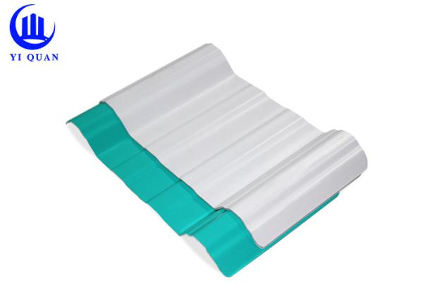Anti Corrosion Upvc Roof Tiles Sheets Corrugated Plastic ASA And PMMA Coated