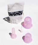 Facial Silicone Vacuum Suction Cupping Therapy Sets Anti Cellulite 4Pcs