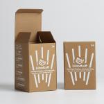 Tuck End Paper Box Packaging Mailer Box Silk Screen Printed Logo With Handle