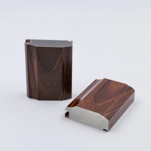 Wholesale Wood Grain 6063 T5 Aluminium Handle Profile For Kitchen Cabinet from china suppliers