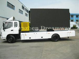 Wholesale P10 Mobile Led Truck Advertising Screen , Outdoor Mounted Led Billboard HD 800Hz from china suppliers