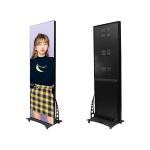 Universal Wheel Acrylic Cover P3 Ultra Thin Digital Advertising Led Poster