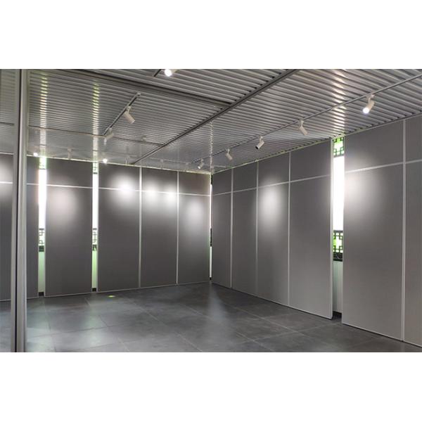 Banquet Hall Wooden Sliding Partition Wall 65mm 320KG Load bearing