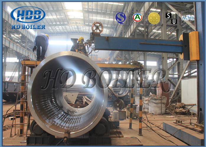 Coal Fired Customized Boiler Drum High Thermal Efficiency Using Solid Fuel