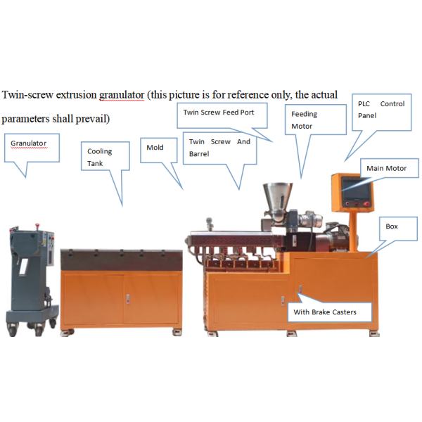 PVC PP PE Extrusion Line Plastic Profile Fully Automatic Plastic Extruder Machine