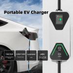 3.6Kw / 7.2Kw Ev Chargerev Charging Cable Portable Ev Charger Enhanced Mobility