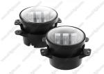 Black Silver 30w LED headlight , 12 - 30 V 1800LM 4 Inch Round LED Headlight
