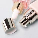 Square Stransparent Foundation Glass Bottle 15ml Sample Size Cosmetic Lotion